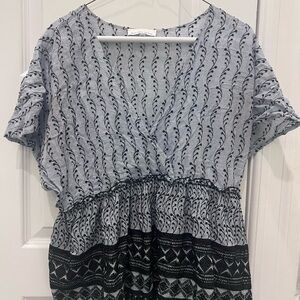 Anthropologie Matison Stone blouse size Large Petite